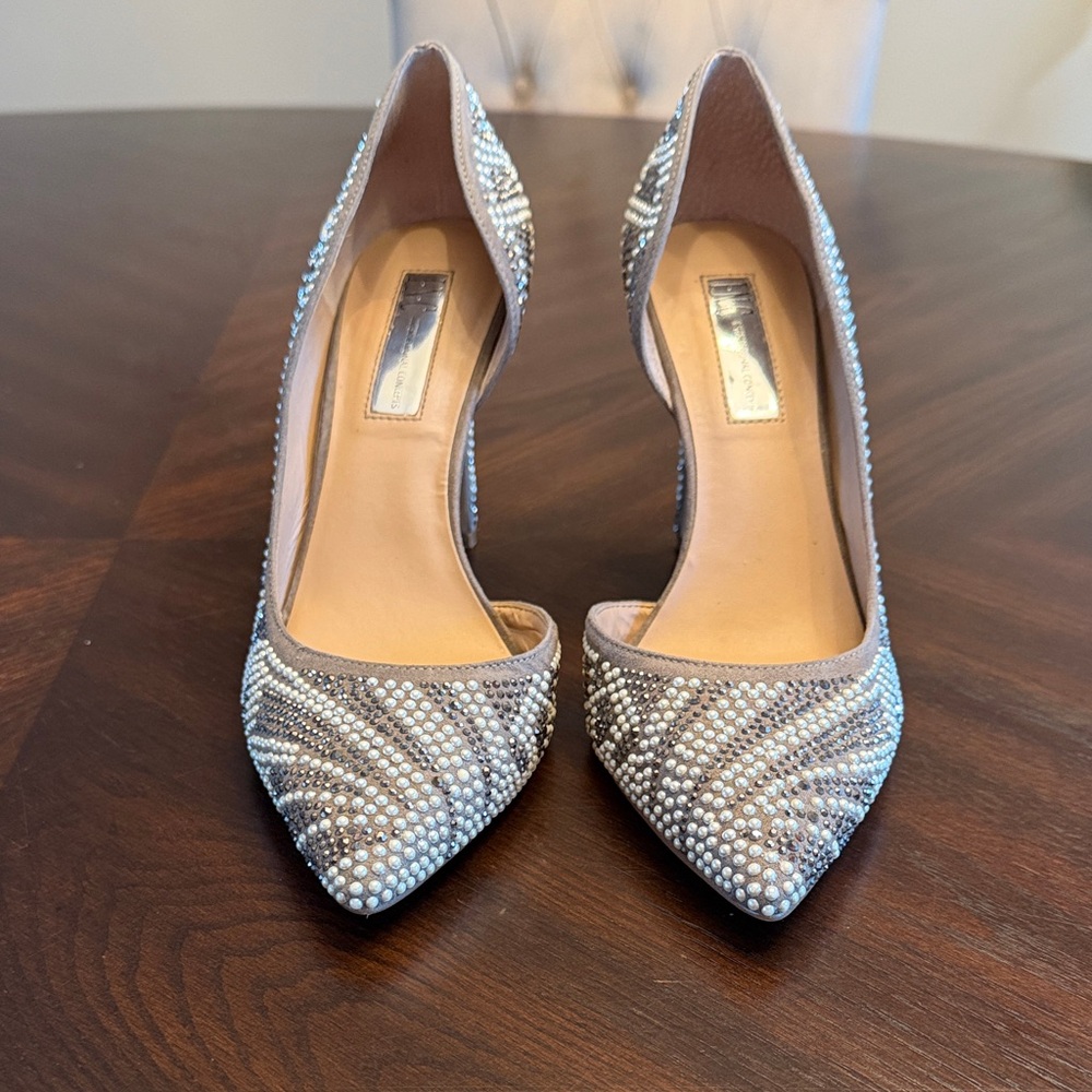 INC International Concepts Crystal-Embellished Pointed D'Orsay Pumps